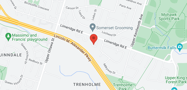 map of 9 -  1250 Limeridge Road E